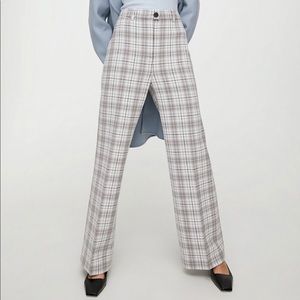 ARITZIA WILFRED FRANCESCA CHECK PANT